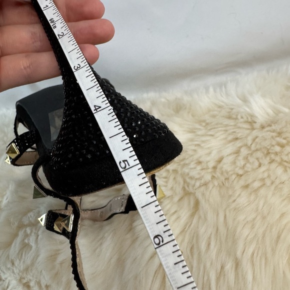 Studded Black and Gold High Heels - Size 8 - 5in Heel - Like New - Picture 8 of 8